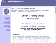 Tablet Screenshot of energychurch.org